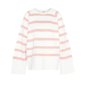 Barbour Longfield SweatShirt Cloud/Soft Apricot LOL0603YE71