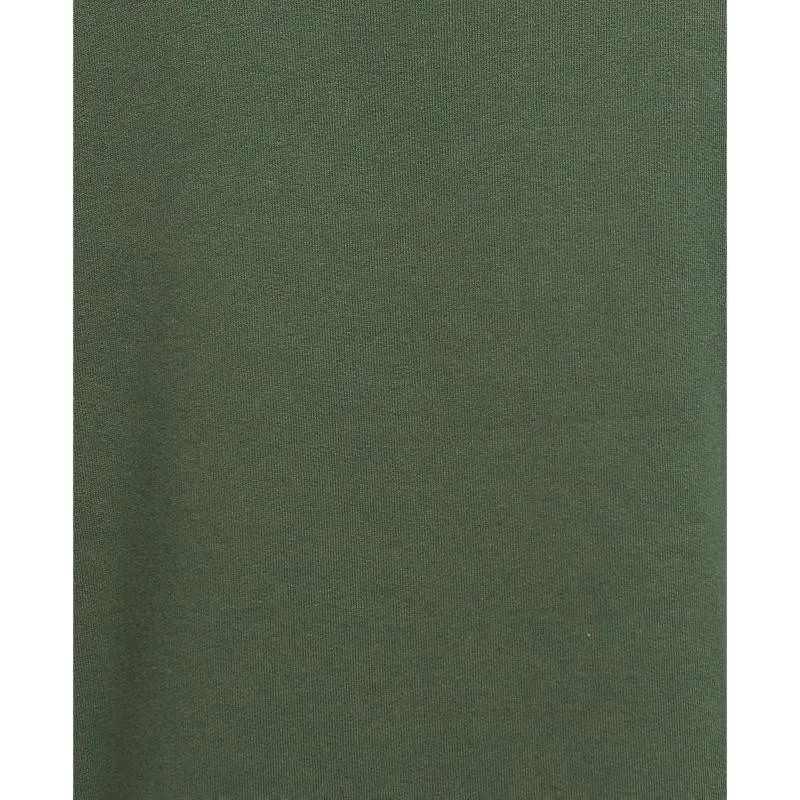Barbour Otterburn Ladies 1/4 Zip Sweatshirt - Olive/White