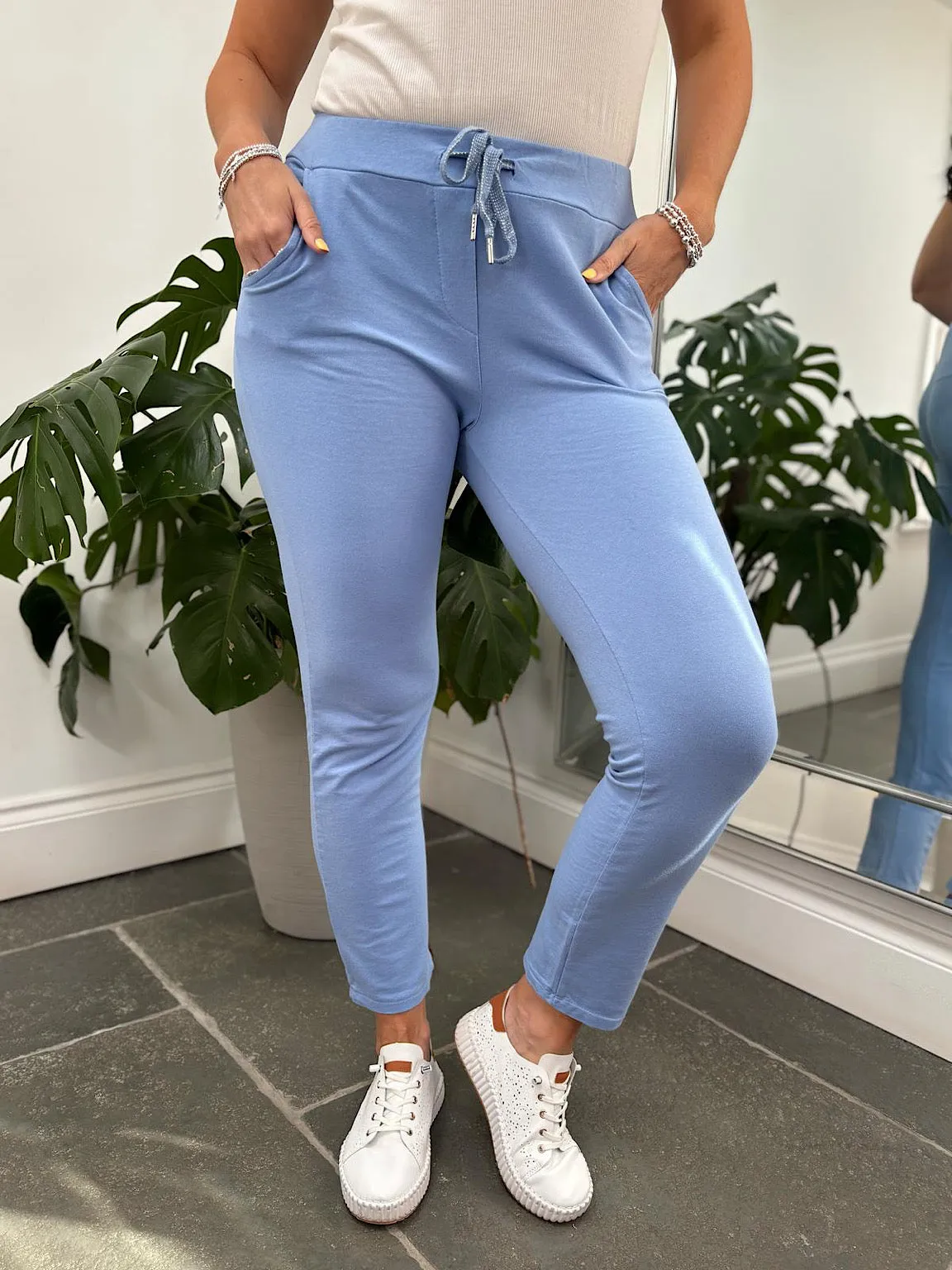 Blue Basic Reema Joggers 2