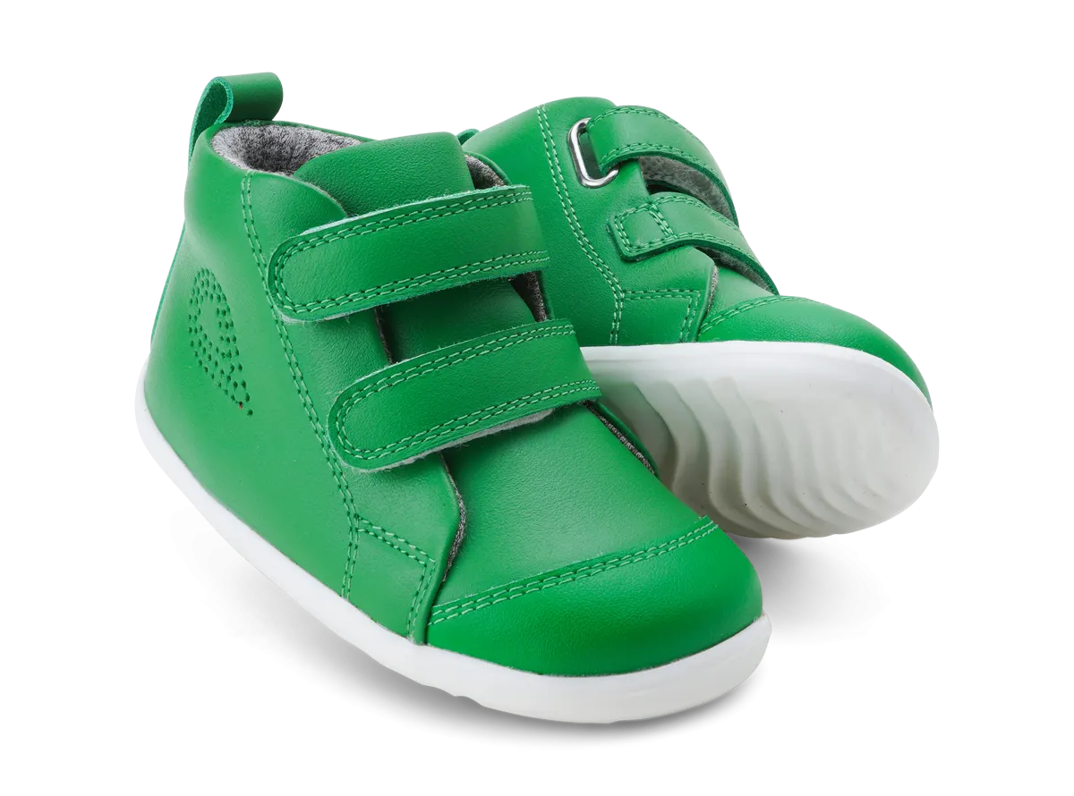Bobux Step Up Hi Court Emerald Trainers