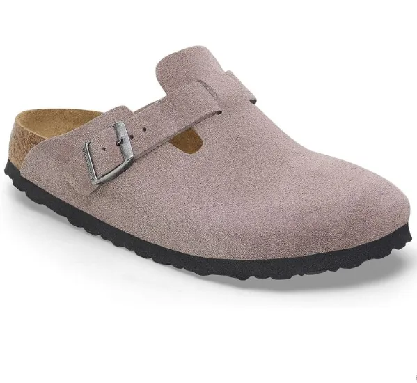 Boston Soft Footbed Suede Leather - Narrow