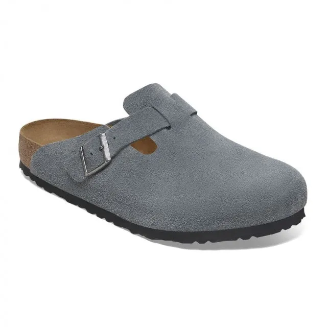 Boston Soft Footbed Suede Leather - Regular