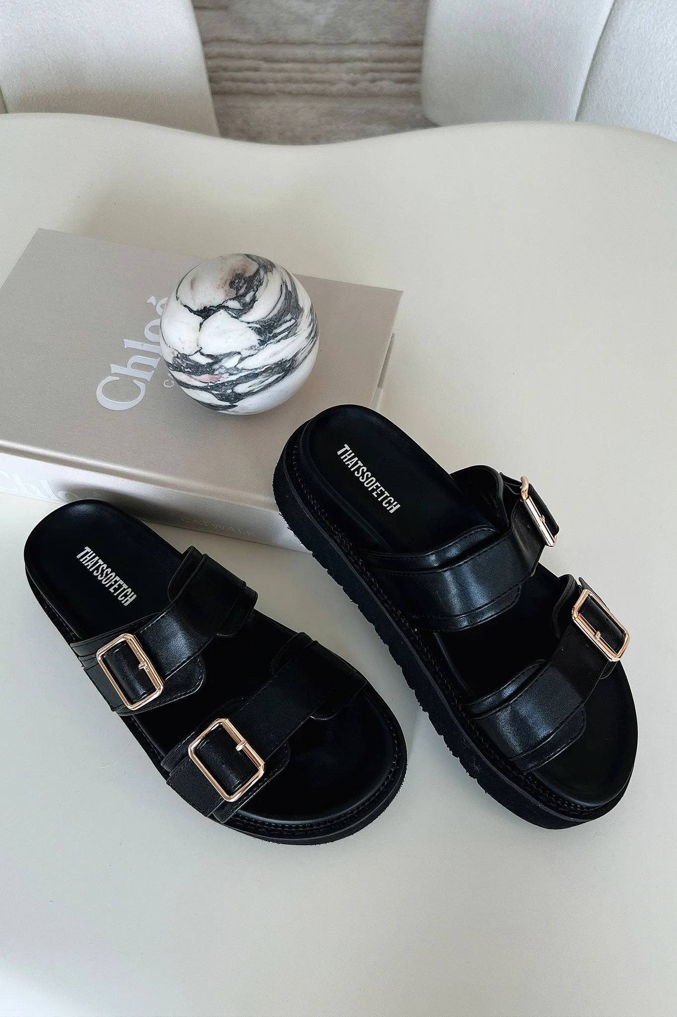 Capri Sandals - Black
