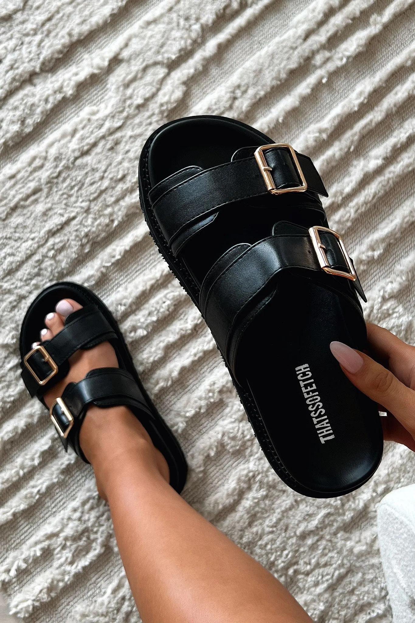 Capri Sandals - Black