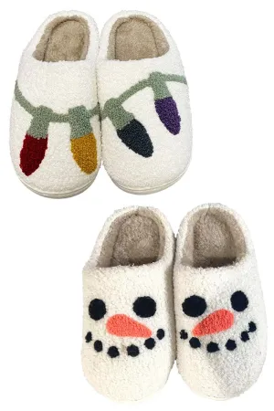 Christmas Light Slippers
