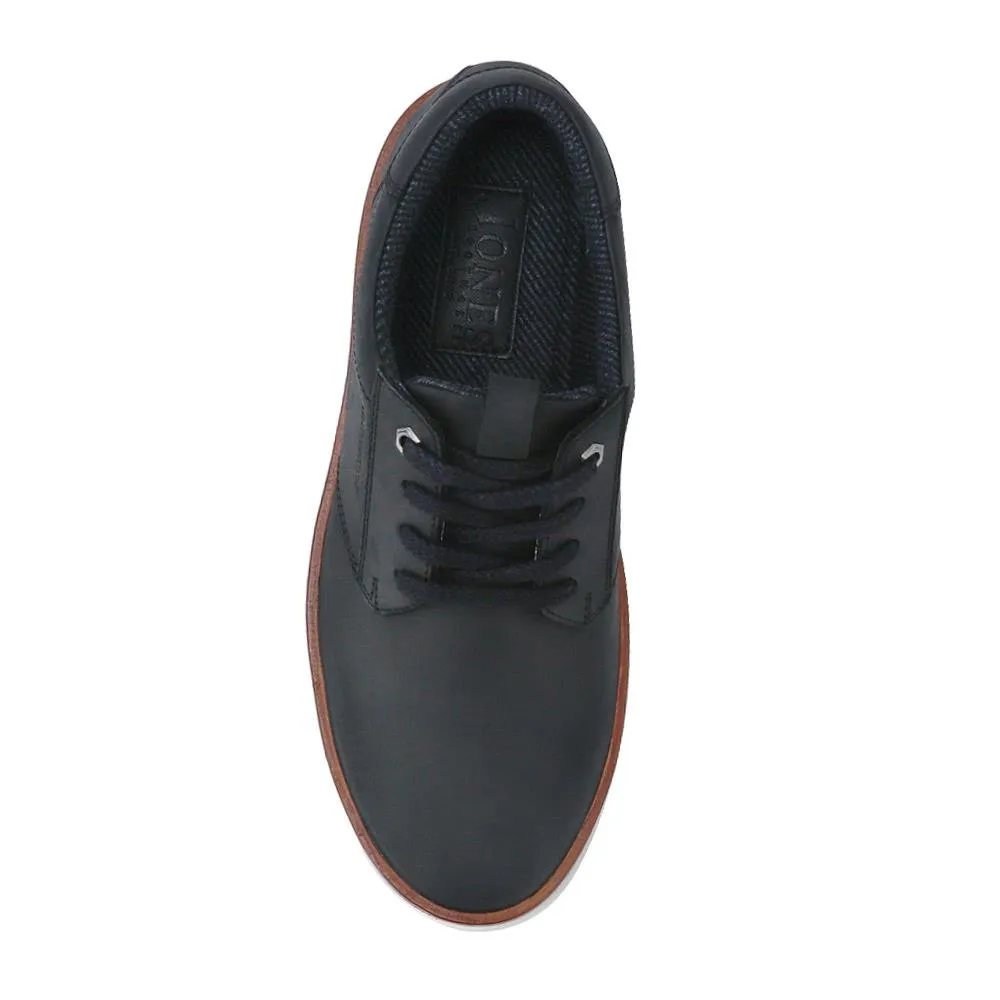 Cushioned Leather Lace-Up Trainers - HARWICH / 326 972