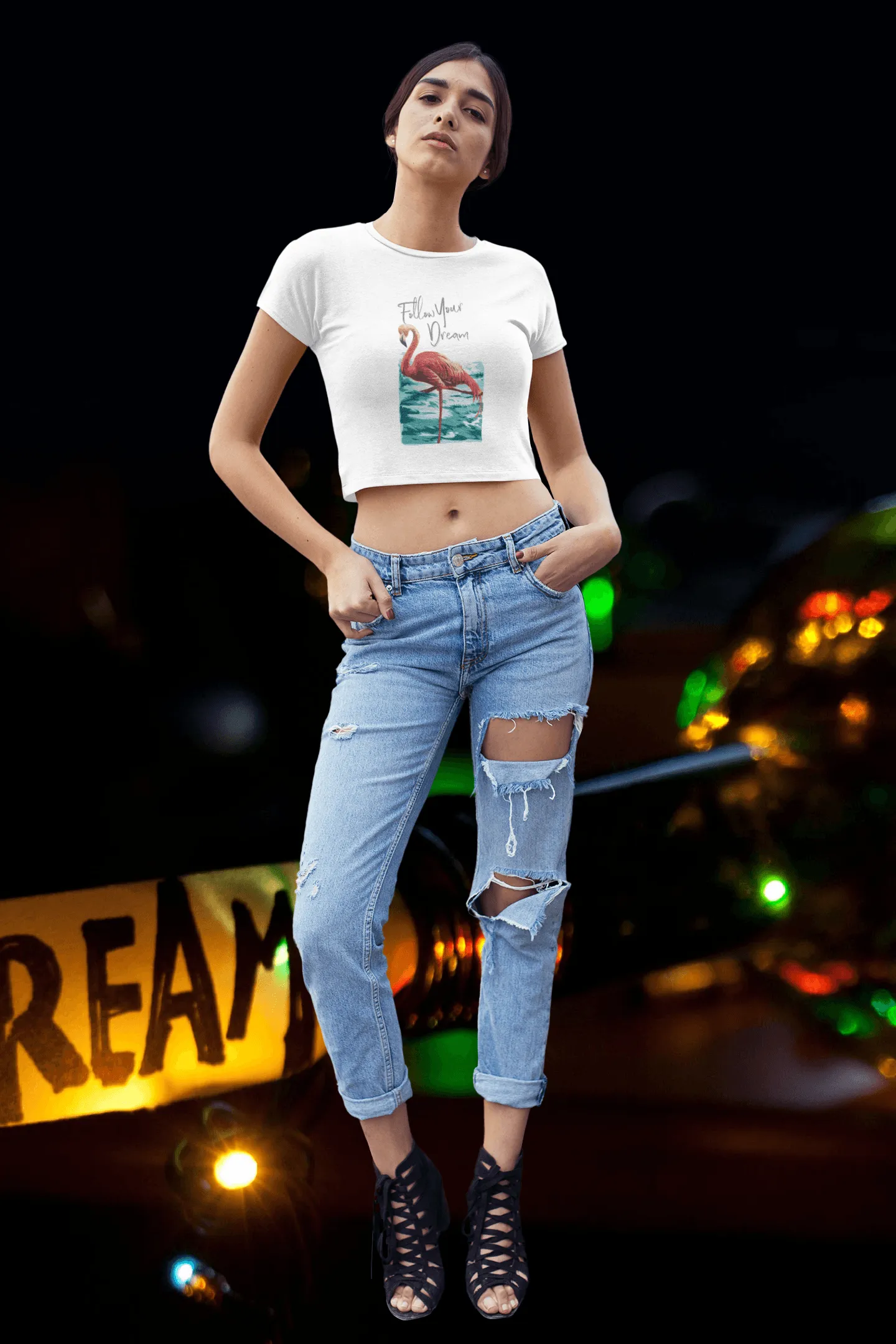 Dream Chaser Cropped Tee