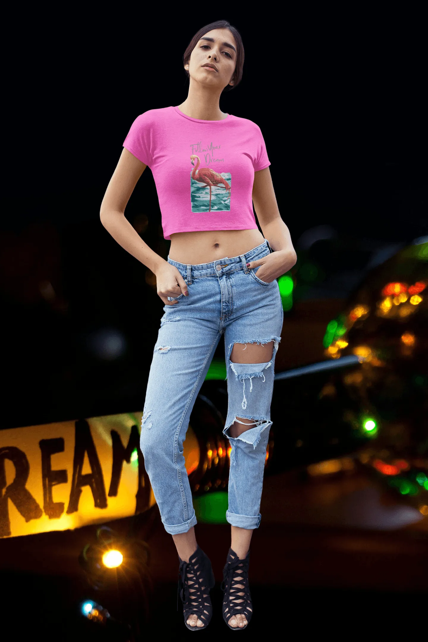 Dream Chaser Cropped Tee