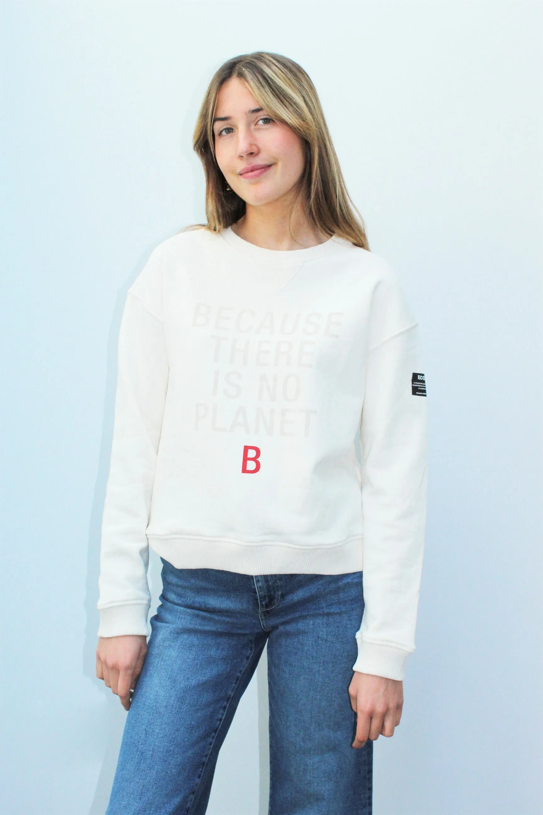 Ecoalf Llanesalf Sweatshirt in Cream