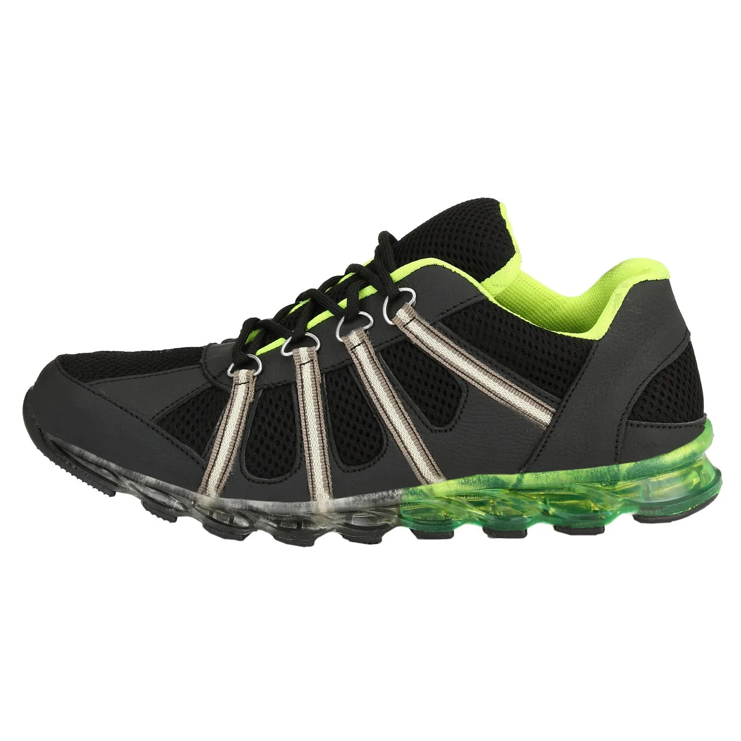 Eego Italy® Black Genuine Leather Men's Steel Toe Safety Shoes