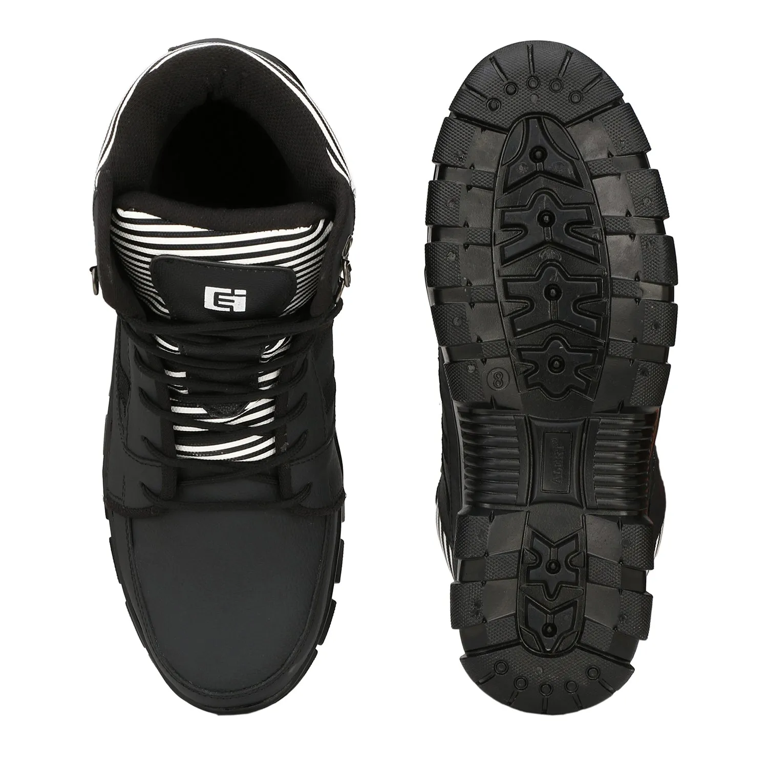 Eego Italy® Genuine Leather Steel Toe Safety Boots