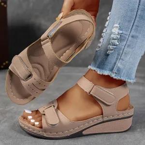 Elina  Orthopedic Cushioned Ankle-Strap Sandals