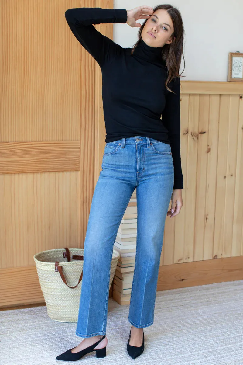 Emerson Fry Lou Walking Slingback in Black Suede