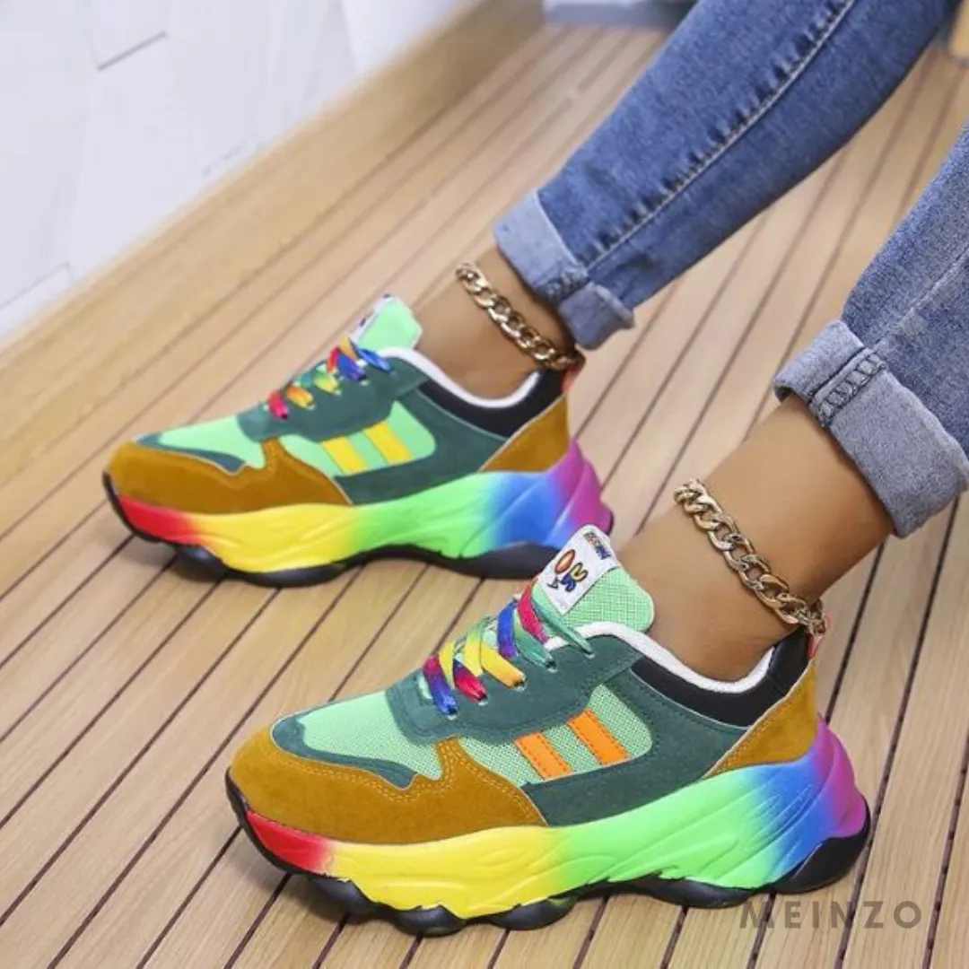 Emiliya | Women's Comfortable Trainer Shoes with Orthopedic Support