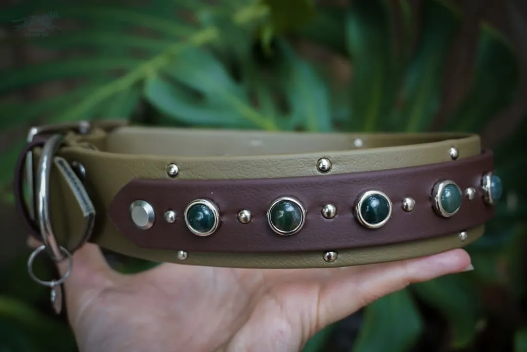 ERIS 1.5" Gemstone Buckle Collar