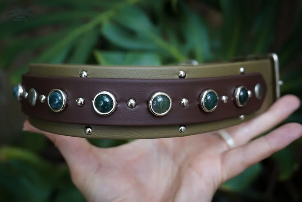 ERIS 1.5" Gemstone Buckle Collar