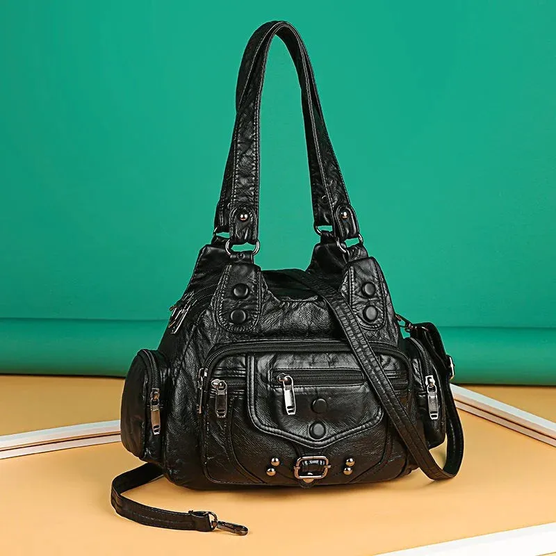 Francesca | Classic Versatility Vintage Messenger Bag