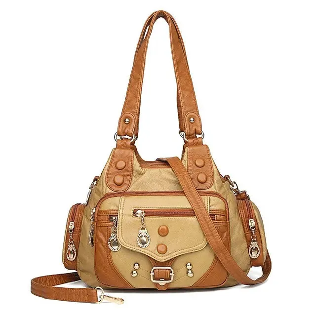 Francesca | Classic Versatility Vintage Messenger Bag
