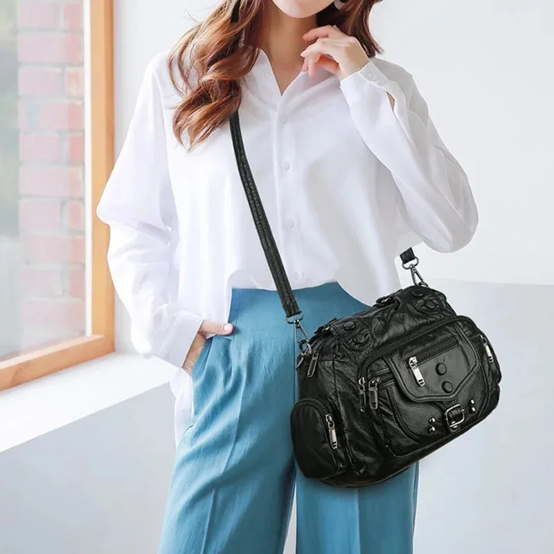 Francesca | Classic Versatility Vintage Messenger Bag