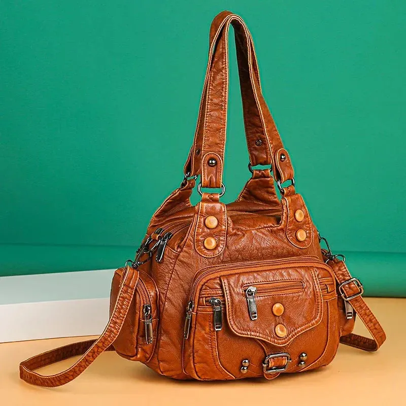 Francesca | Classic Versatility Vintage Messenger Bag