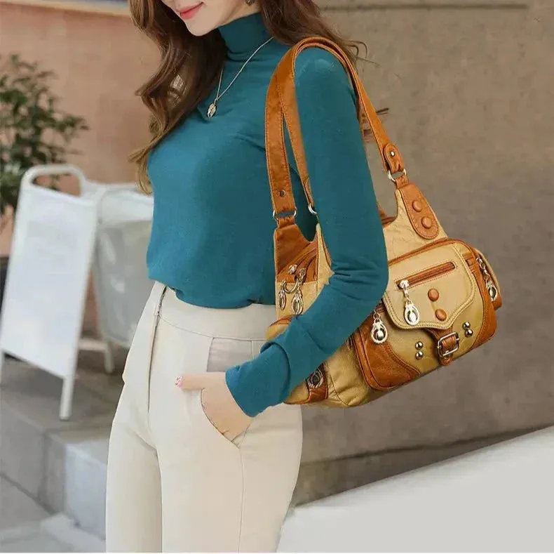 Francesca | Classic Versatility Vintage Messenger Bag