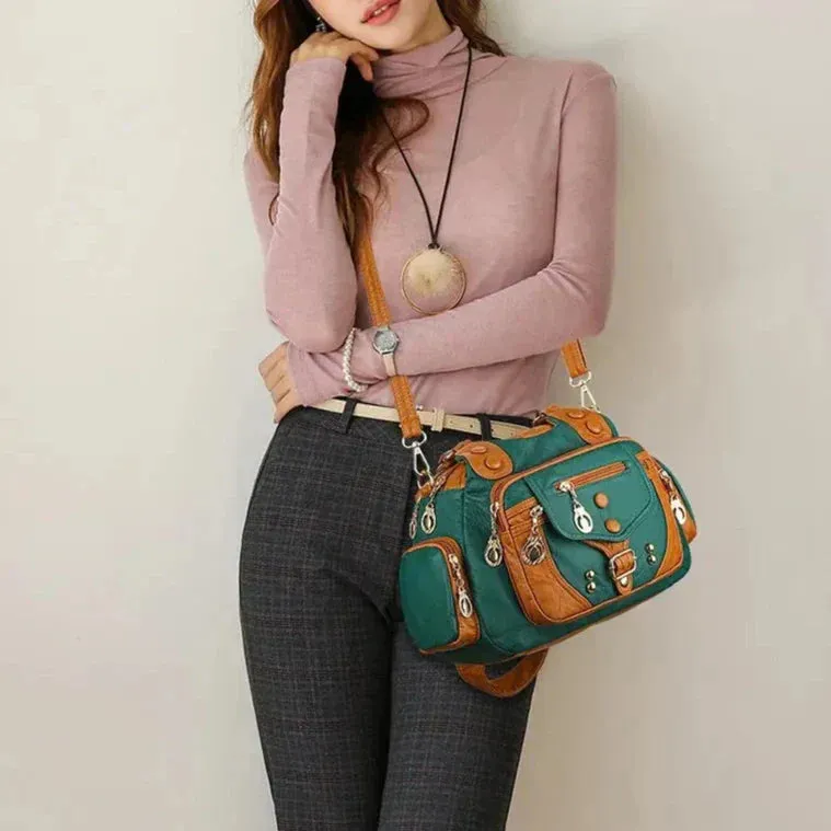 Francesca | Classic Versatility Vintage Messenger Bag