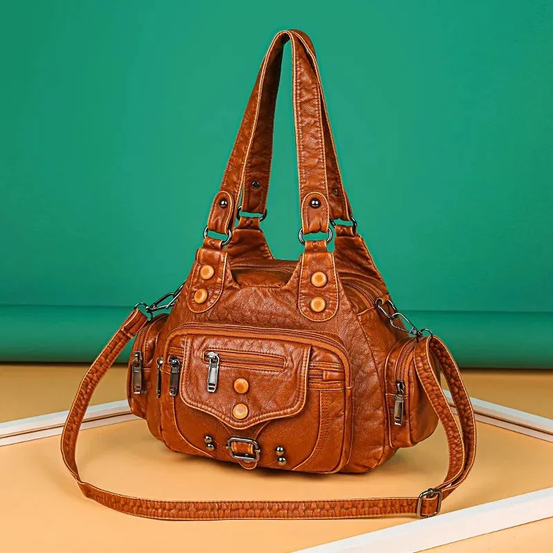 Francesca | Classic Versatility Vintage Messenger Bag