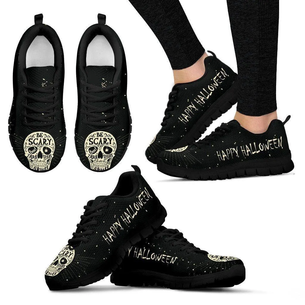 Happy Halloween Sneakers for Him & Her, Mesh Fabric