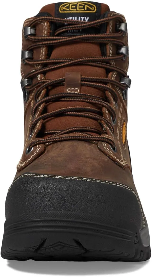 KEEN Utility Men's Evanston 6 Composite Toe Waterproof Internal Met Guard Work Boots