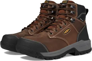 KEEN Utility Men's Evanston 6 Composite Toe Waterproof Internal Met Guard Work Boots