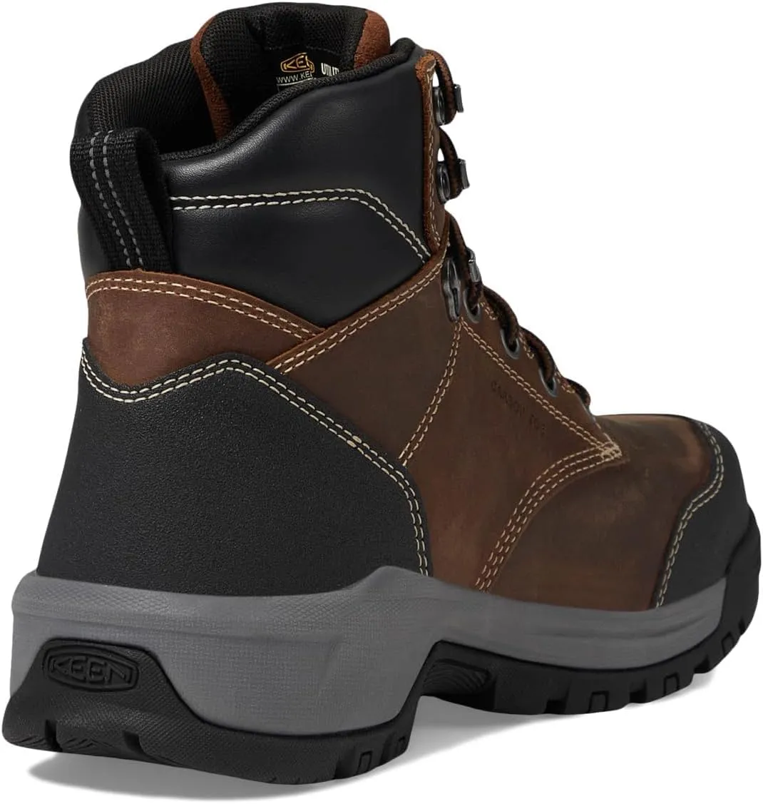 KEEN Utility Men's Evanston 6 Composite Toe Waterproof Internal Met Guard Work Boots