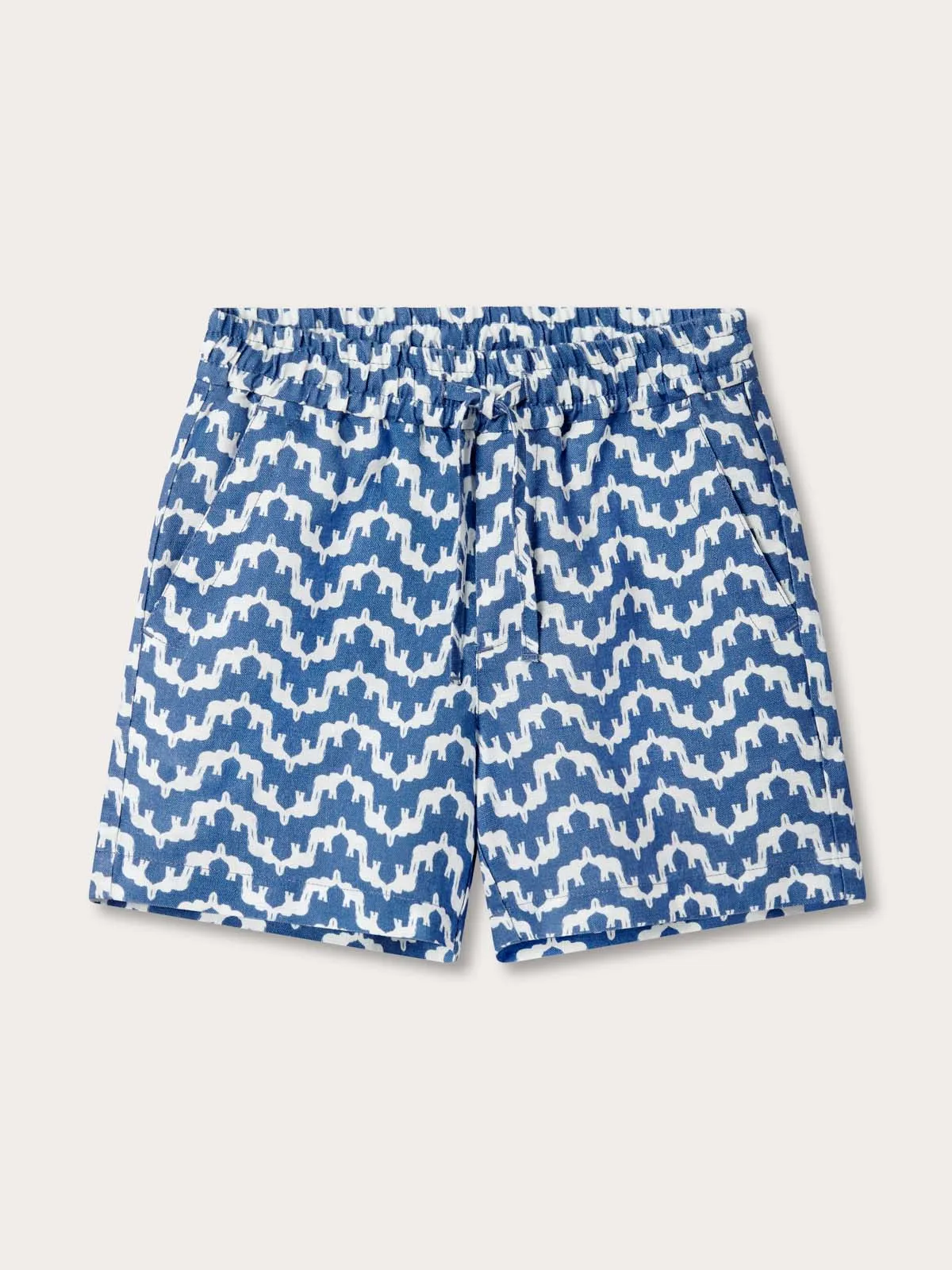 Kids Elephant Palace Blue Joulter Short