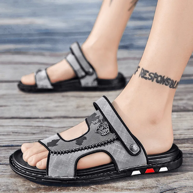 kkboxly kkboxly Men Two-Ways Non-Slip Lightweight Casual Outdoor Sandals