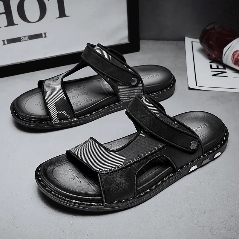 kkboxly kkboxly Men Two-Ways Non-Slip Lightweight Casual Outdoor Sandals
