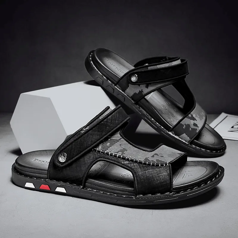 kkboxly kkboxly Men Two-Ways Non-Slip Lightweight Casual Outdoor Sandals