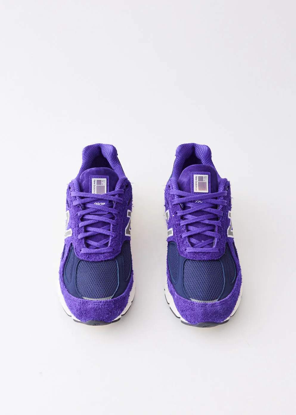 MADE in USA 990v4 'Purple Suede' Sneakers