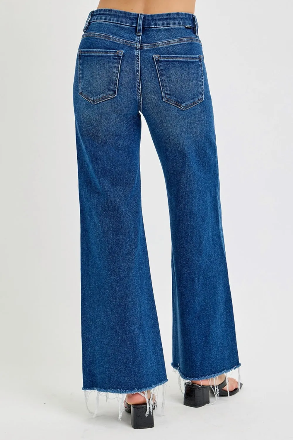 Maura High Rise Tummy Control Wide Leg Jeans