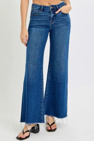 Maura High Rise Tummy Control Wide Leg Jeans