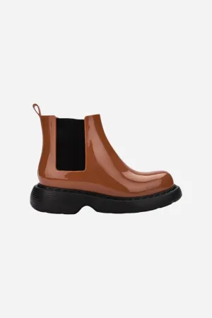 Melissa Step Boot in Brown/Black