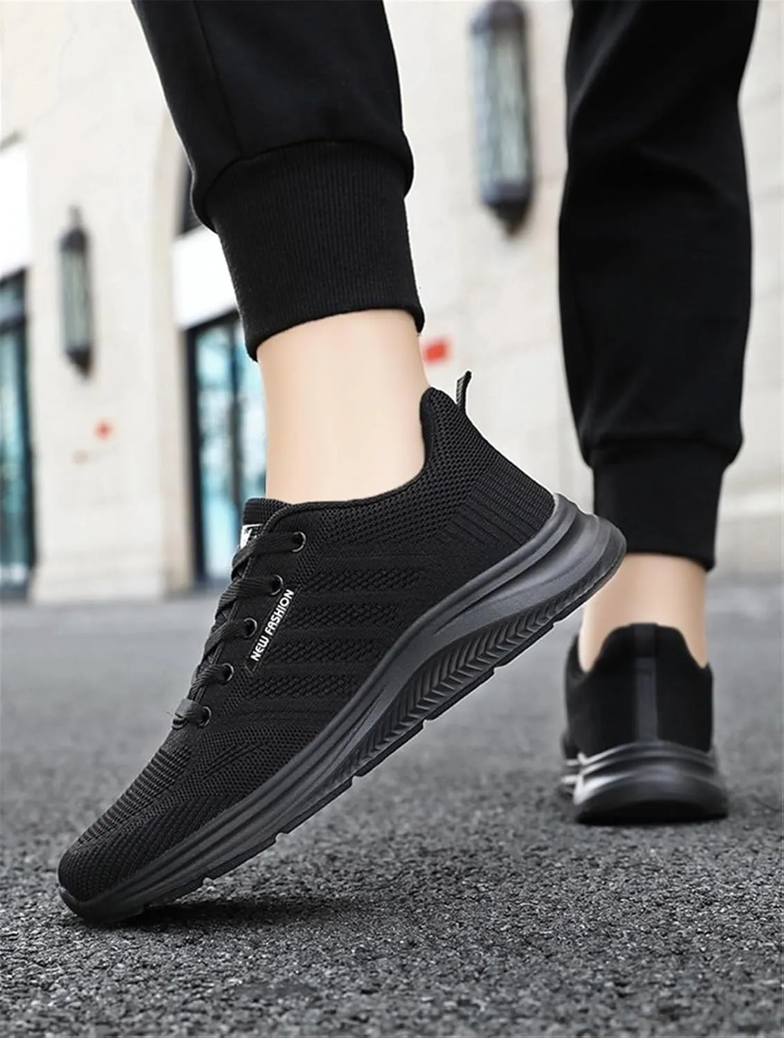 Mens Walking Shoes,Ultra Lightweight Breathable Tennis Running Shoes Mesh Non-Slip Casual Comfortable Fashion Sneakers Work Gym Workout Athletic Sport Cuhioning Trainers
