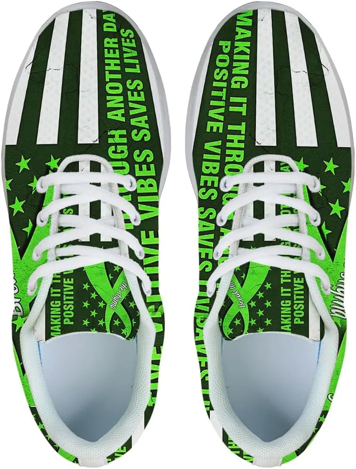 Mental Health Awareness Shoes for Women Men Trail Running Casual Fashion Sneakers Slip-on Tennis Shoes