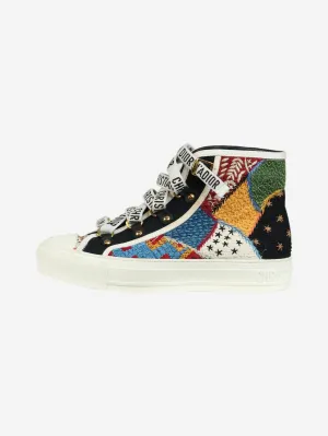 Multicolour Peace and Love beaded trainers - size EU 38