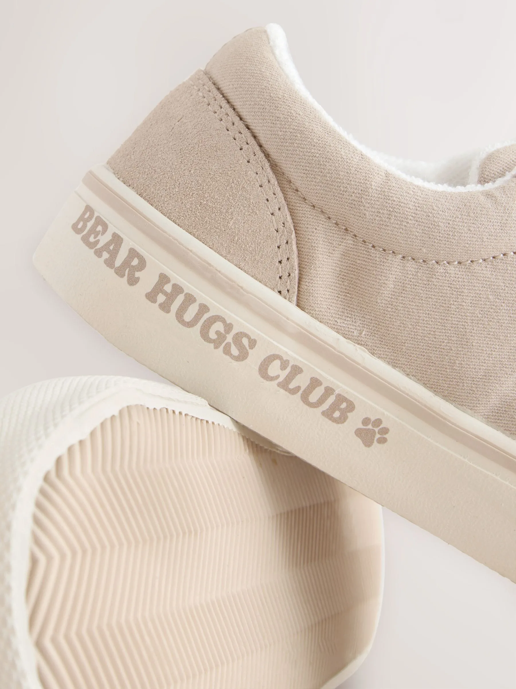 Neutral Standard Fit (F) Touch Fasten Strap Printed Trainers