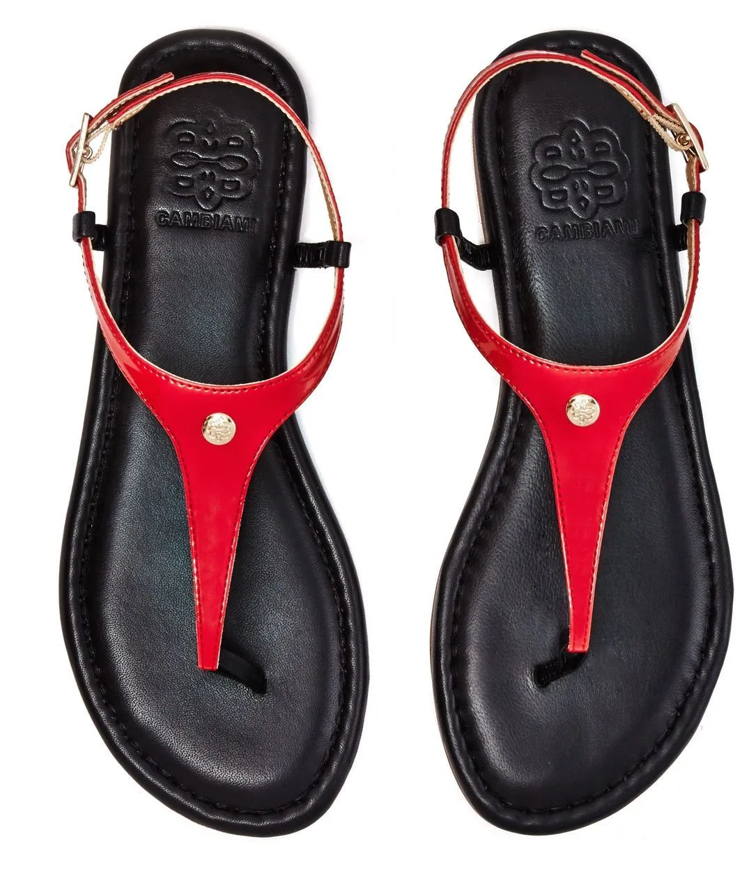 Red Genuine Leather