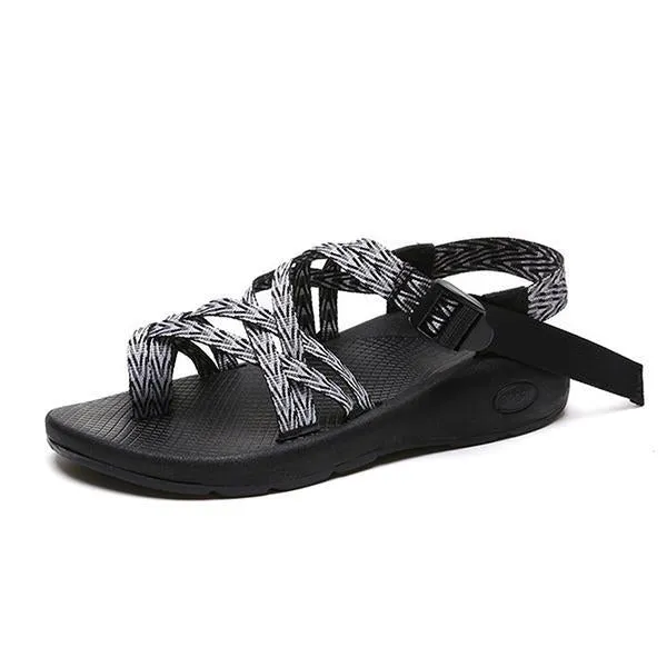Roman Adjustable Buckle Clip Toe Sandals