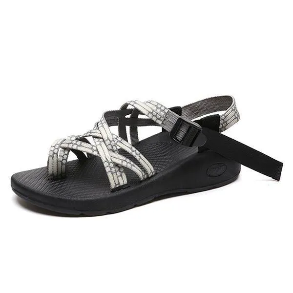 Roman Adjustable Buckle Clip Toe Sandals