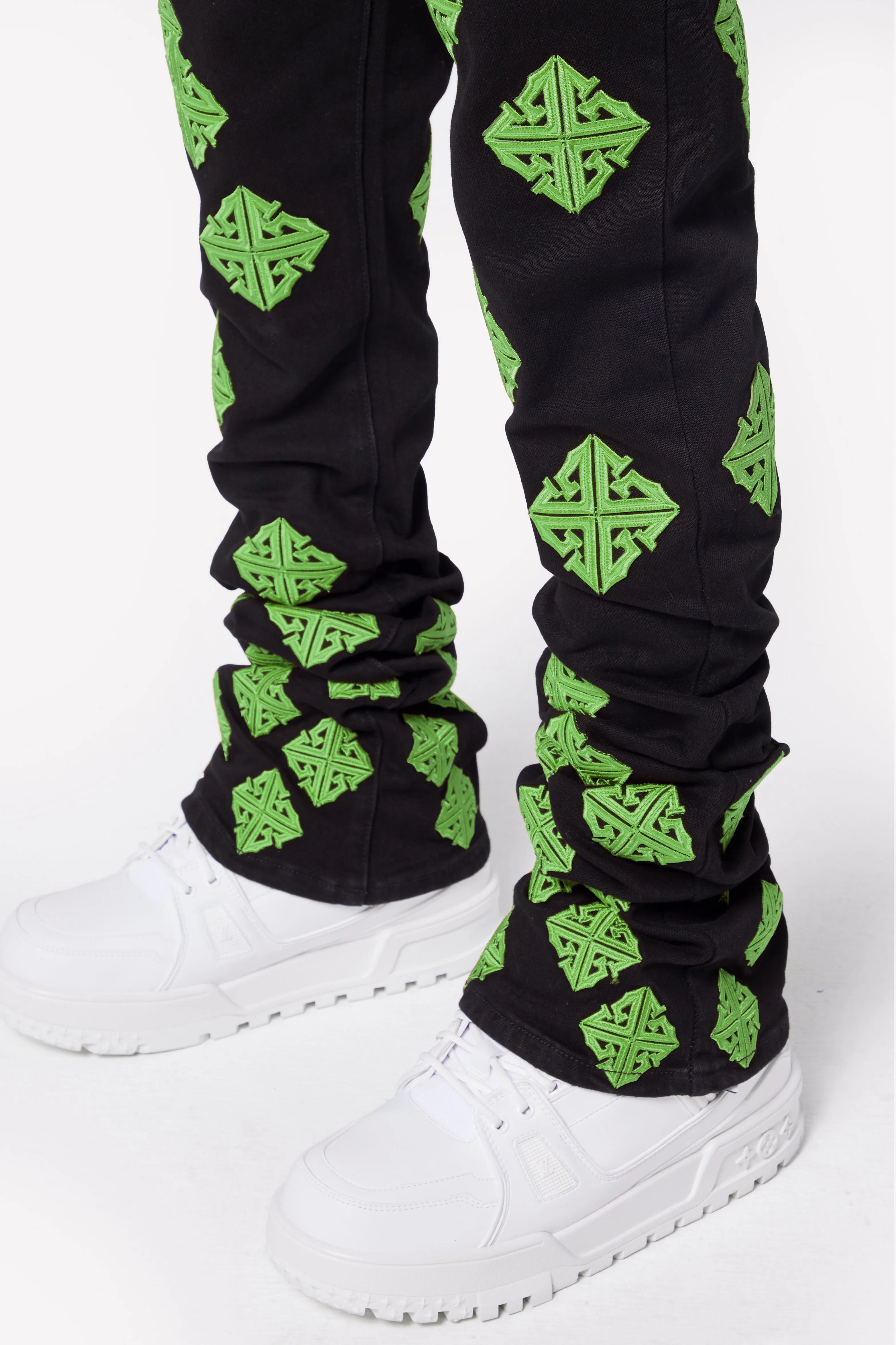 Slime Icon Stacked Denim