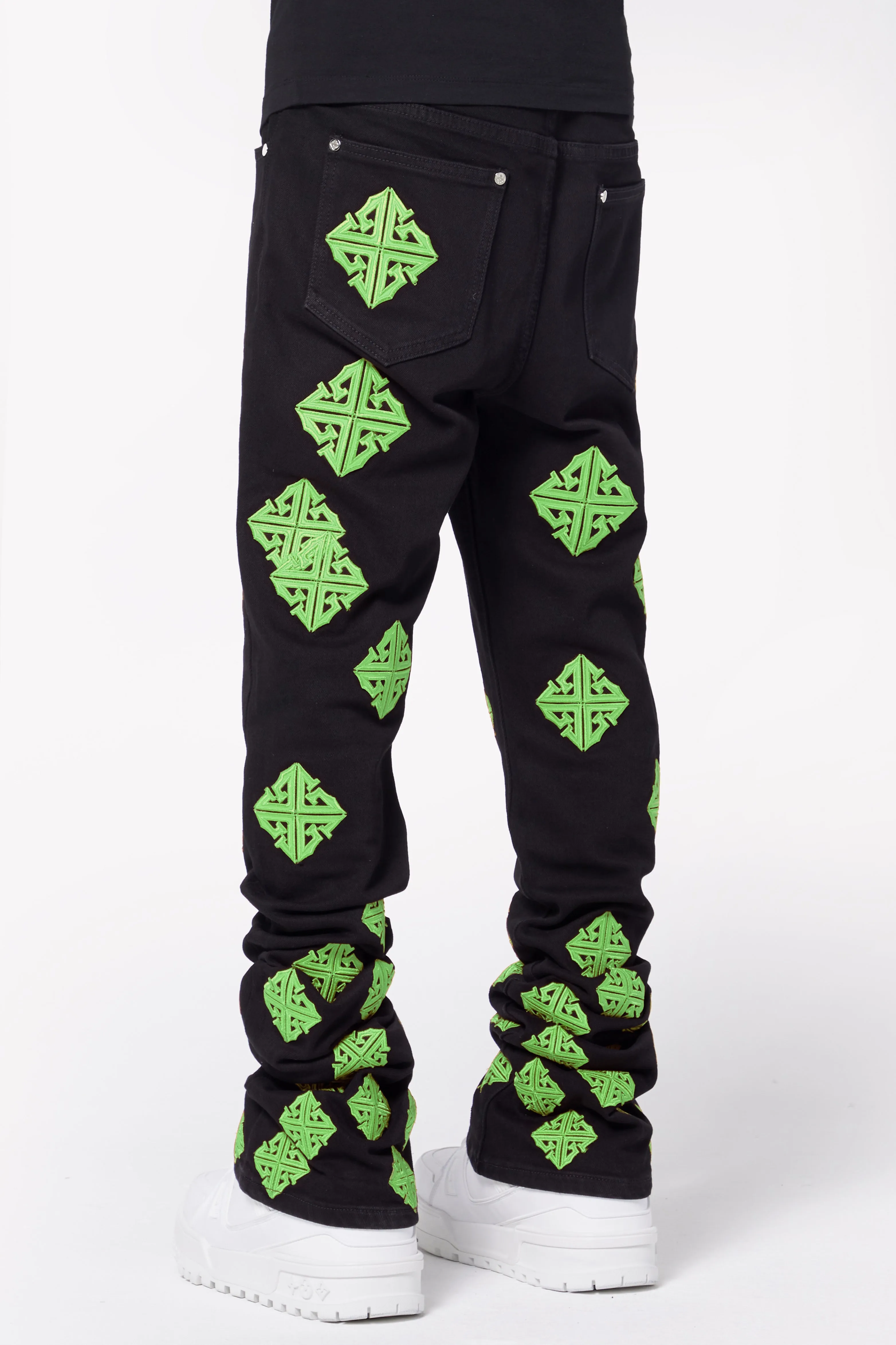Slime Icon Stacked Denim