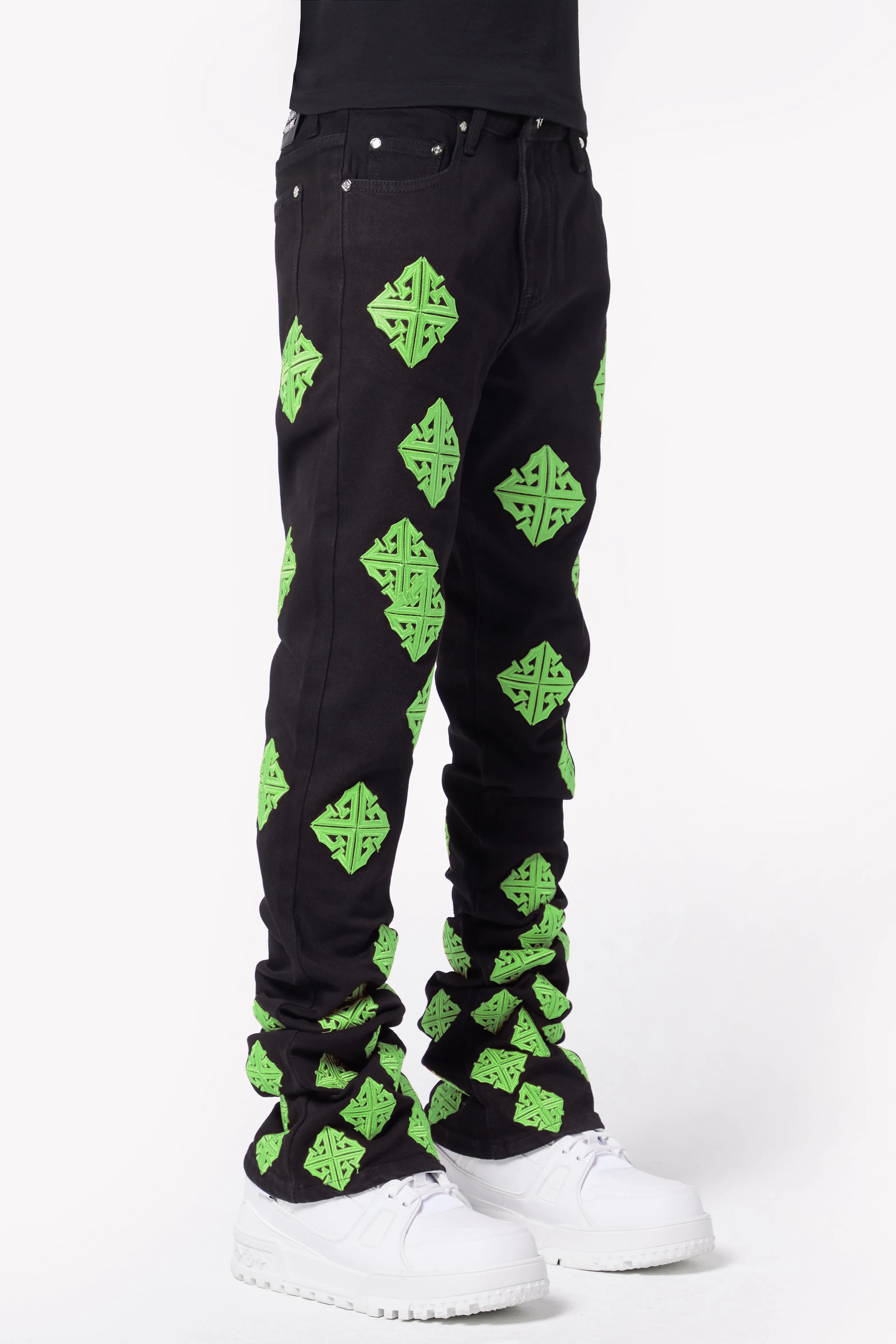 Slime Icon Stacked Denim