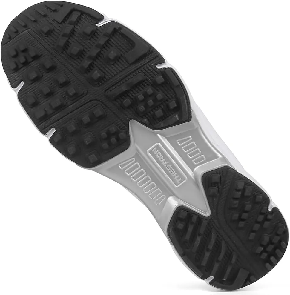 THESTRON Men Waterproof Golf Shoes Zipper Golf Shoes Professional Spikeless Golf Sneakers Male Golf Sports Walking Shoes Comfortable Golf Footwears for Men